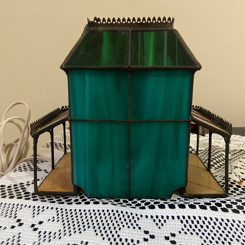 Franklin Mint Coca Cola Holiday Victorian Hotel Glass House - Picture 3 of 7